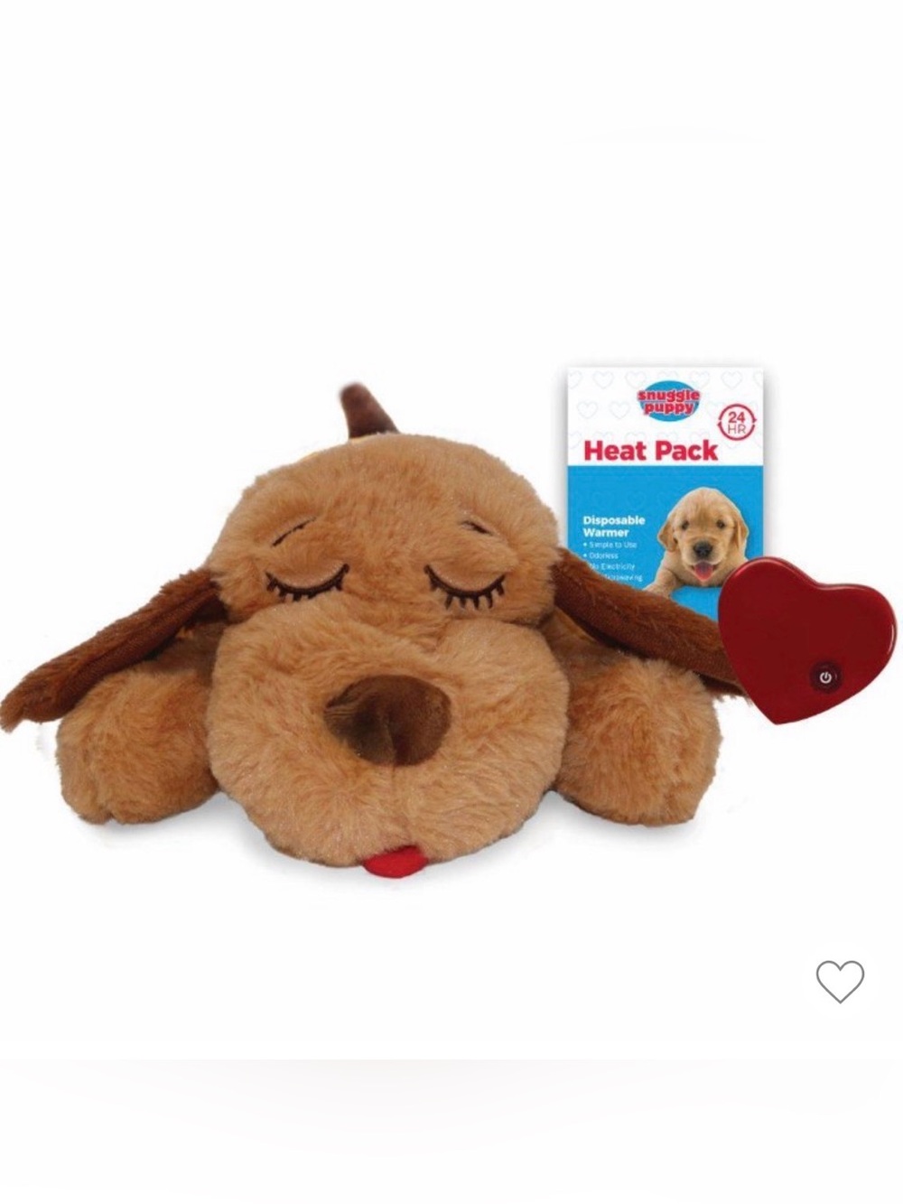 Snuggle Puppy Anxiety Solution with real-feel heartbeat